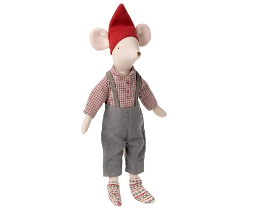 MAILEG_Świąteczna_Myszka_Medium_Chłopiec_Christmas_mouse_Medium_Boy