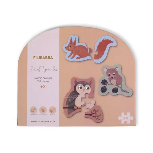 Filibabba_Puzzle_drewniane_7el_Nordic_animals