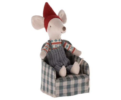 Maileg_Fotel_green_Chair_Mouse