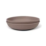 FILIBABBA - Silikonowe talerzyki 2szt. Warm Grey